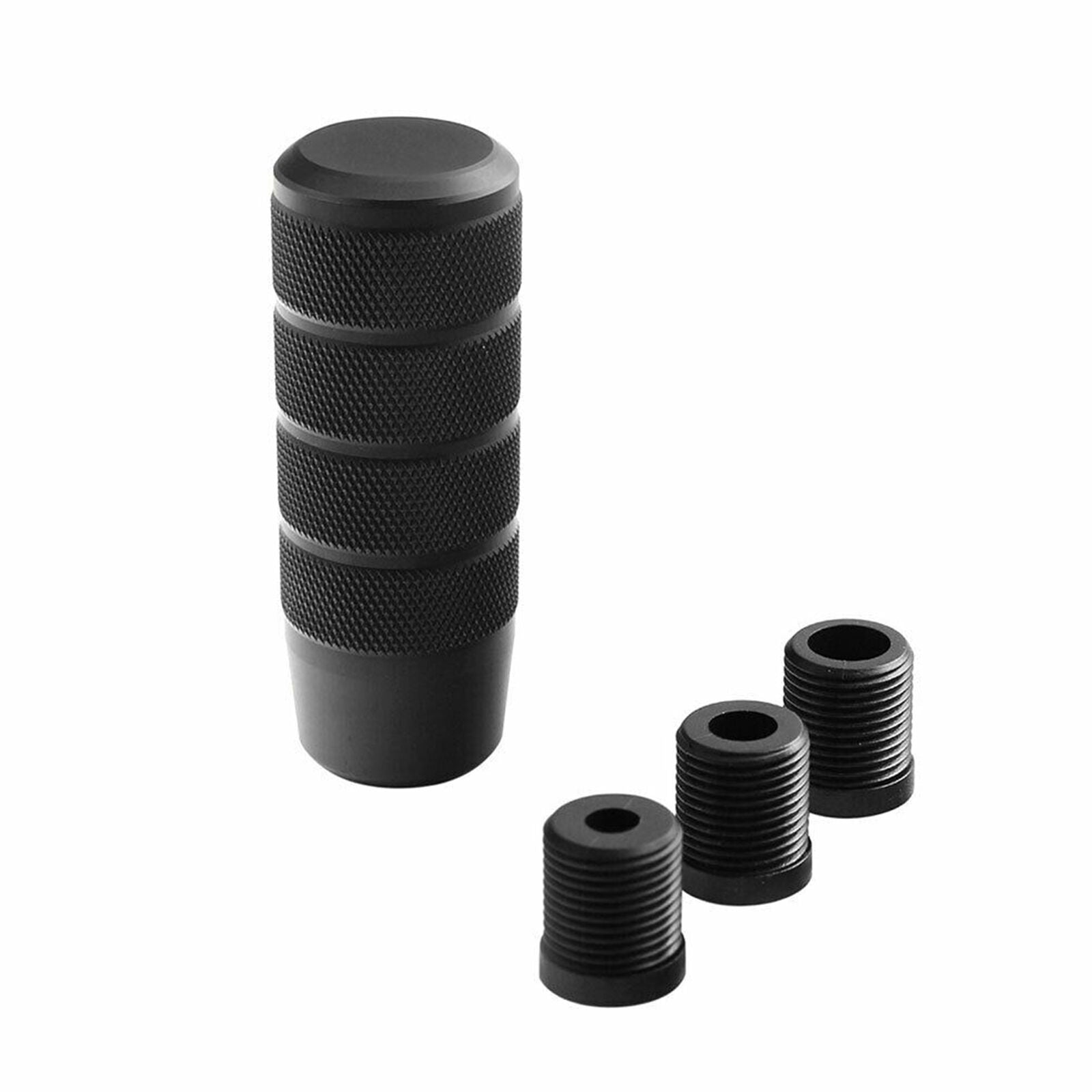 Universal JDM Black Aluminum Manual Gear Stick Shift Knob Shifter Lever Heads