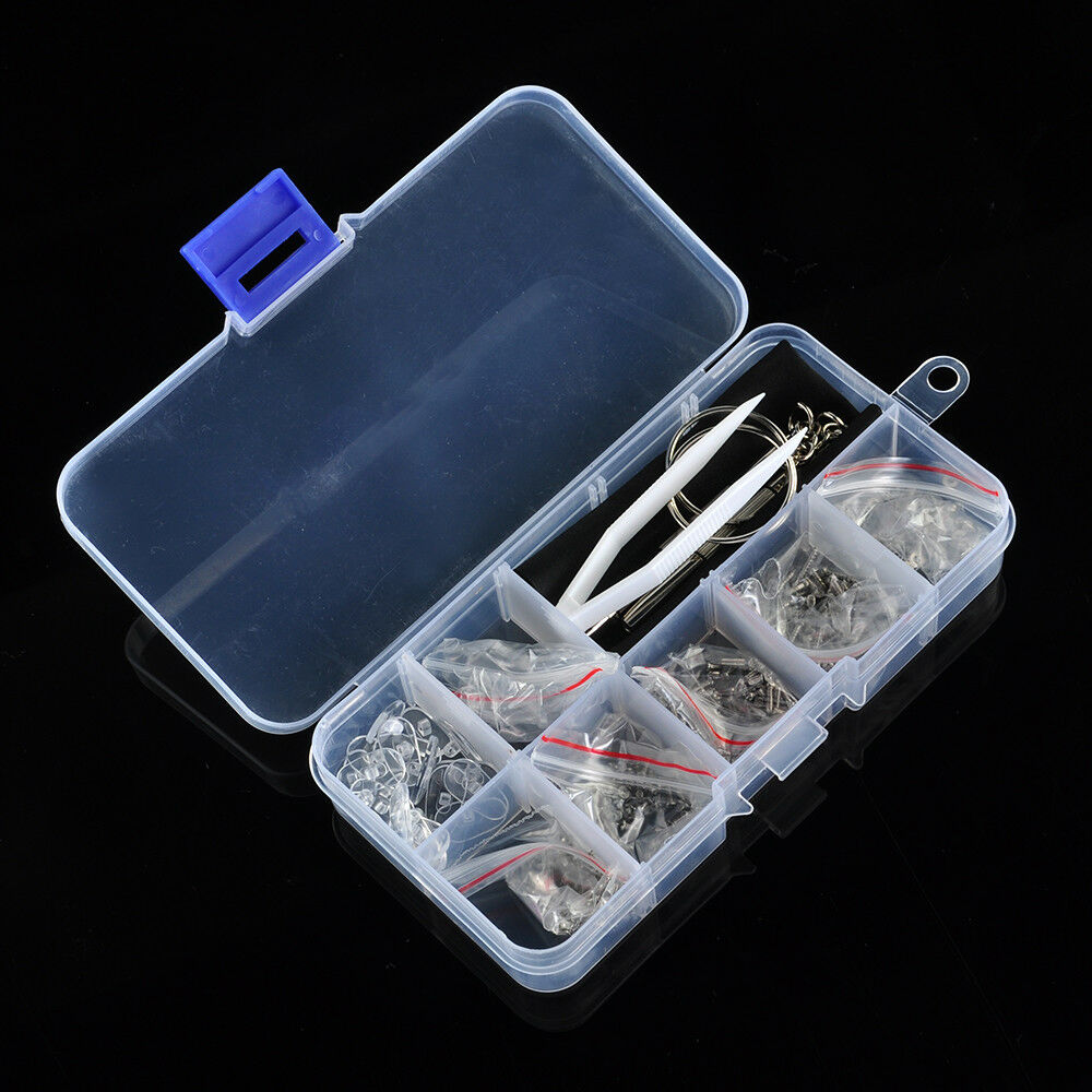 Pro Eye Glasses Repair Tool Screw Nose Pad Nut Optical Assortment Kit Set