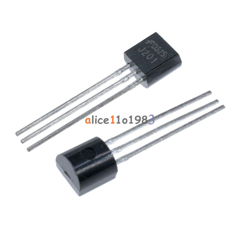 20PCS J201 JFET N-Channel Transistor 50mA 40V TO-92