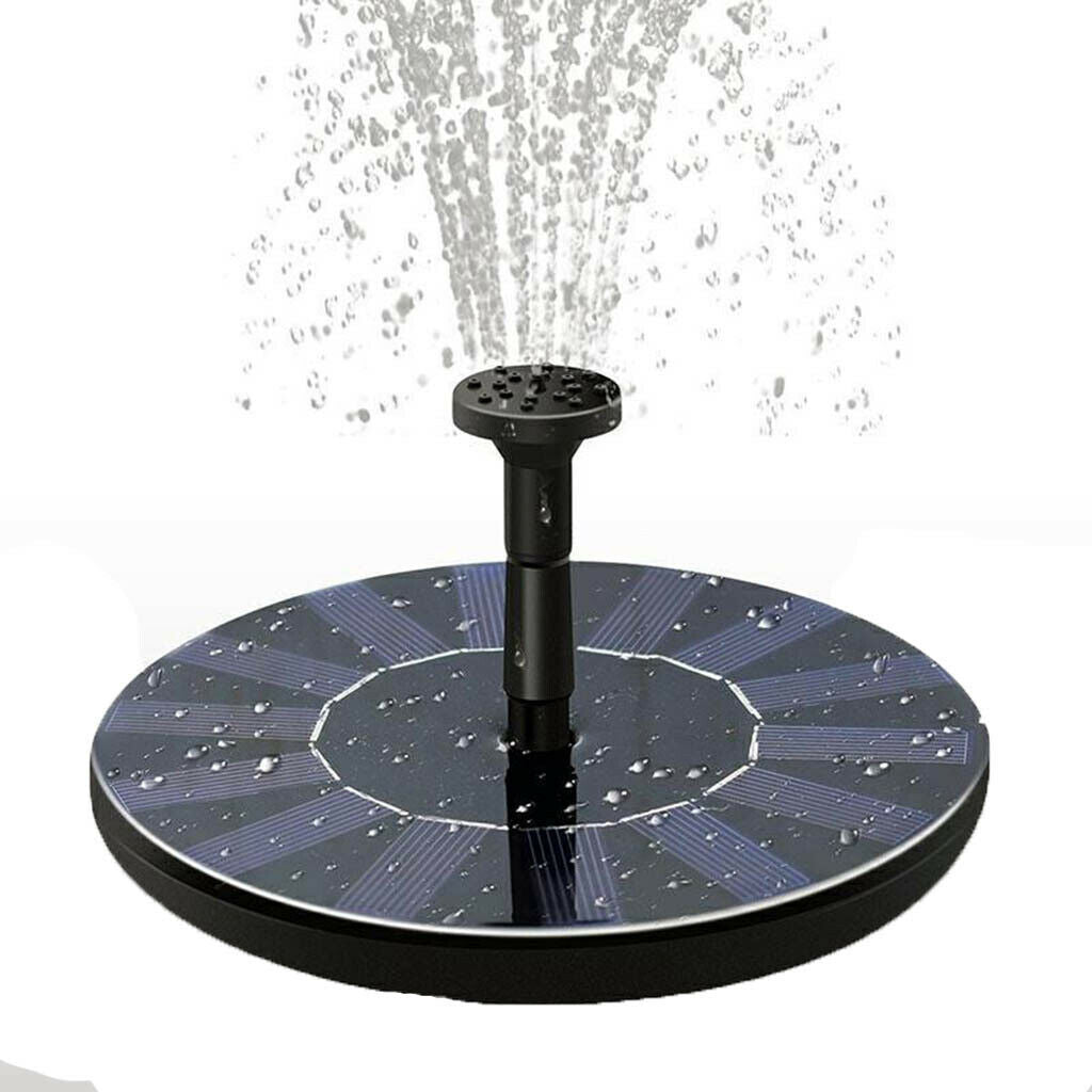 Solar Fountain Pump for Bird Bath Solar Panel Water Pump Pond Garden Pump