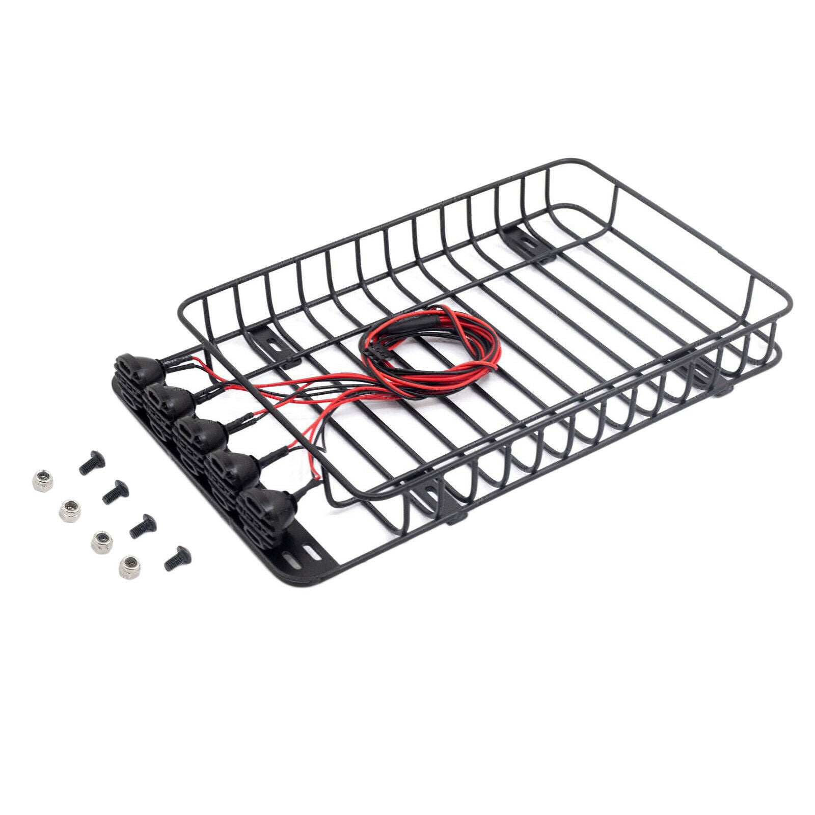 Metal Luggage Rack for SCX10 TRX4 D90 TF2 cc01 Crawler Car Upgrade Parts