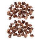 60 Packs Pine Cones Decorative Nuts Pinecone Tree Ornament Home Supplies