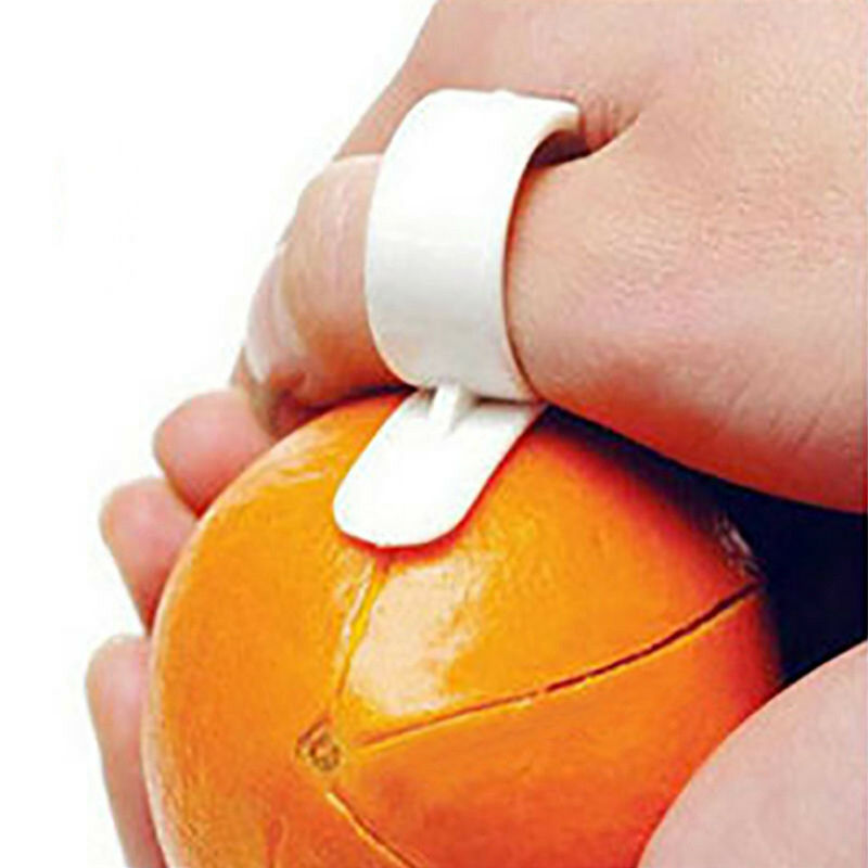 5pcs White Fruit Lemon Orange Opener Peeler Slicer Cutter Kitchen Tool.l8