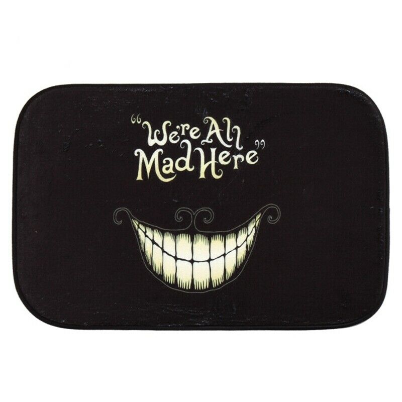 40X60cm We'Re All Mad Here Printed Doormat Floor Mat Home Creative Mat Super SK1