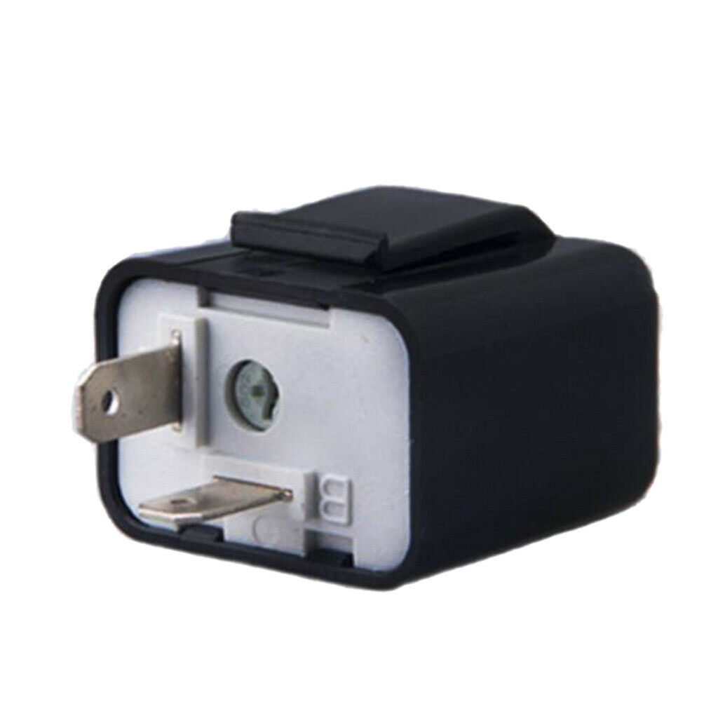 8x Motorbike 12V Speed Adjustable LED Turn Signal Indicator Flasher Relay