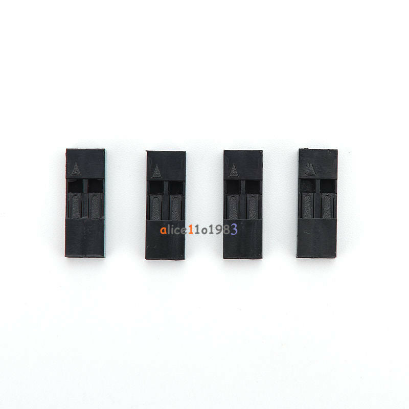 100Pcs 2.54mm 2P Pitch Dupont Jumper Wire Cable Housing Female Pin Connector