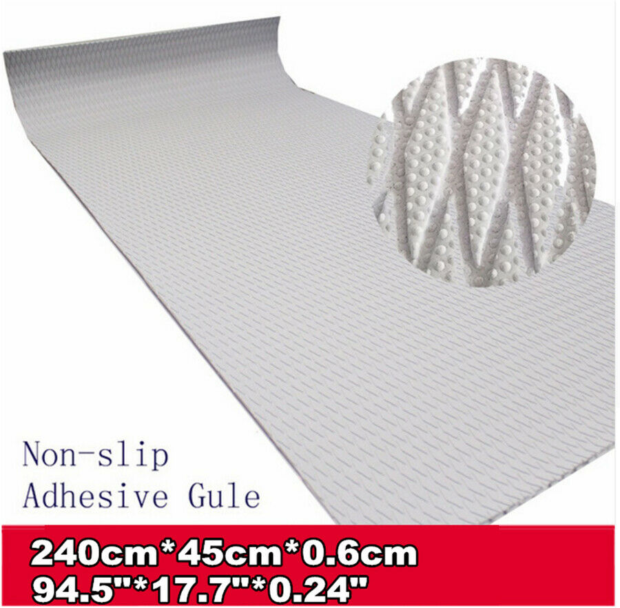 94.5x17.7'' Marine Boat Yacht Flooring 6mm Non-slip EVA Foam Teak Decking Carpet