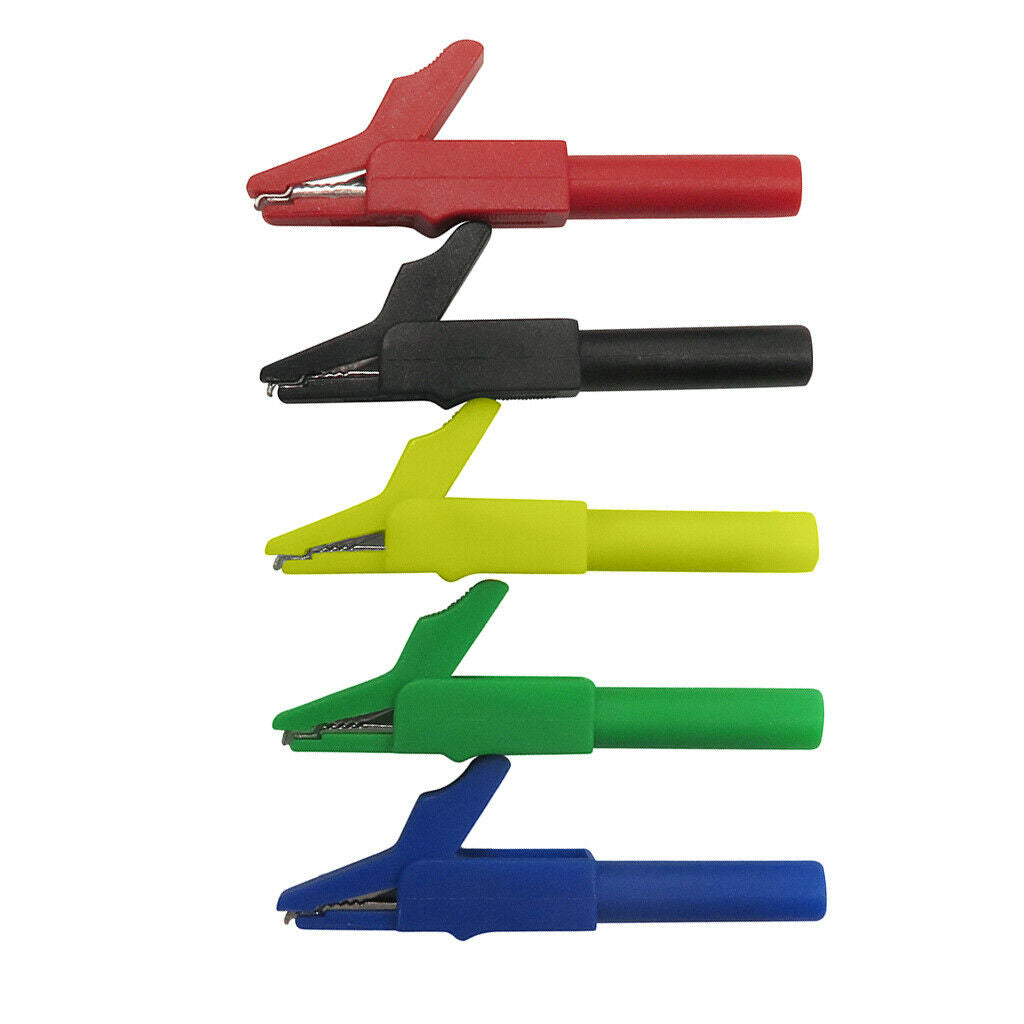 5pcs 300V / 15A alligator clip with 4mm banana socket
