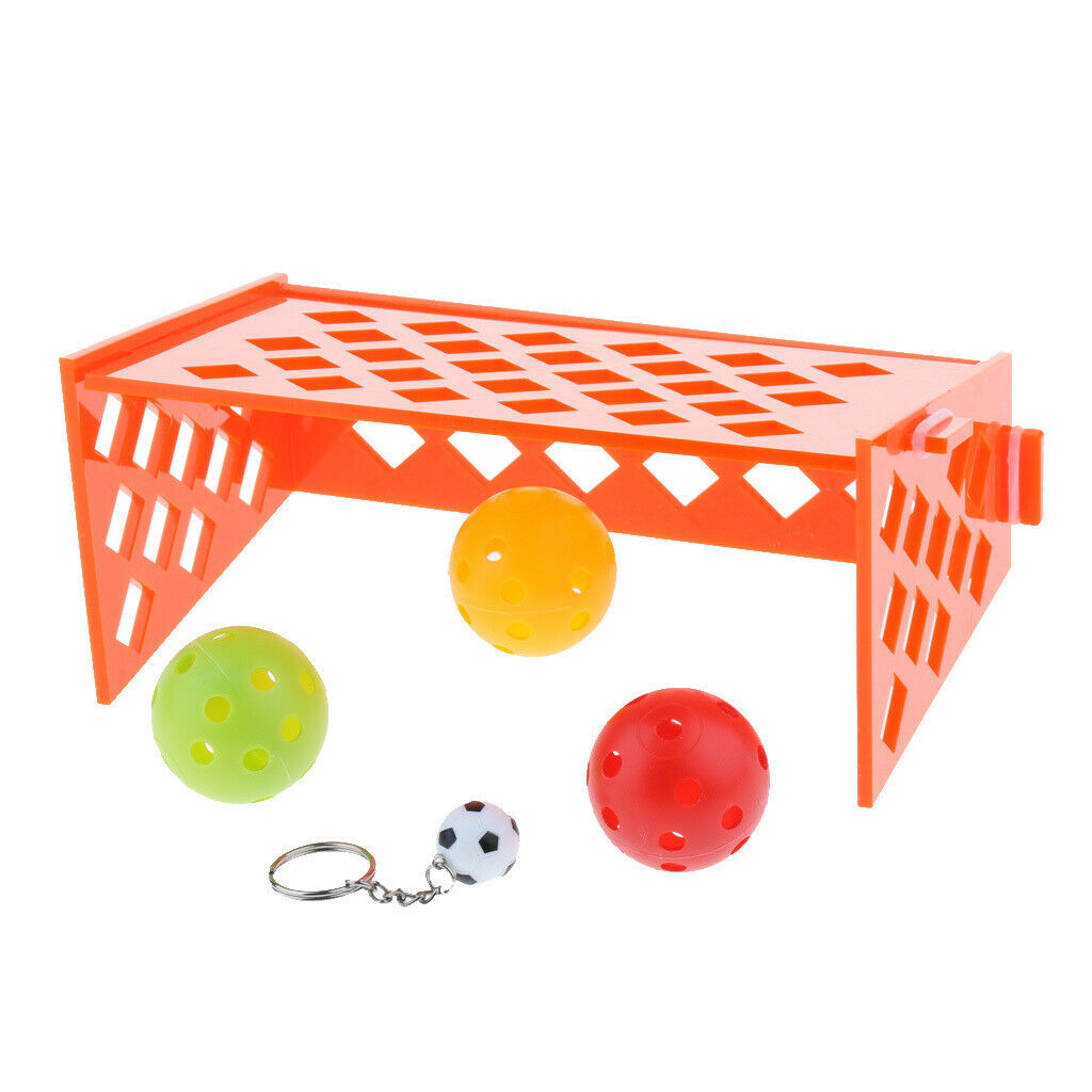 Parakeet Parrot Training Toys Parakeet Cockatoo Mini Soccer Play for Fun