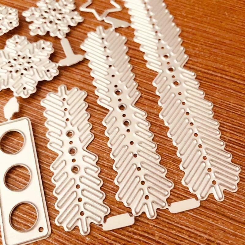 Snowflake Die Cuts Stencil Delicate Snowflake Carbon Steel Cutting Die Template