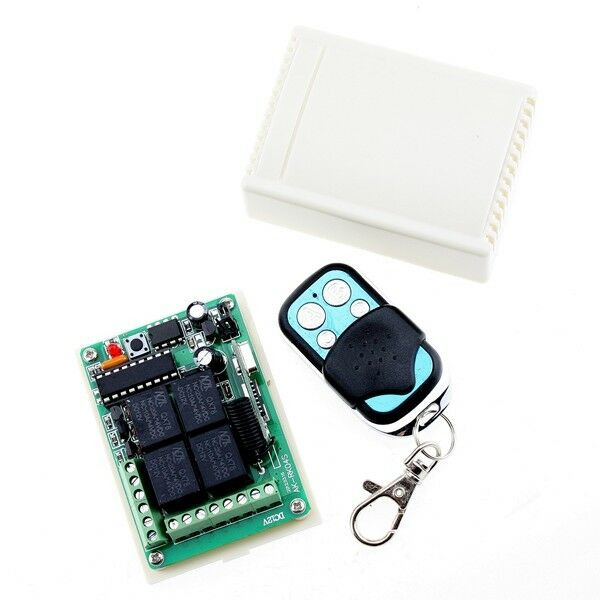 4 Channel RF Wireless Remote Control 433MHz Latch New
