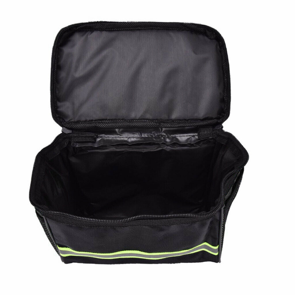 2 Pieces Bike Handlebar Bag Removable Bicycle Front Basket Travel Pack
