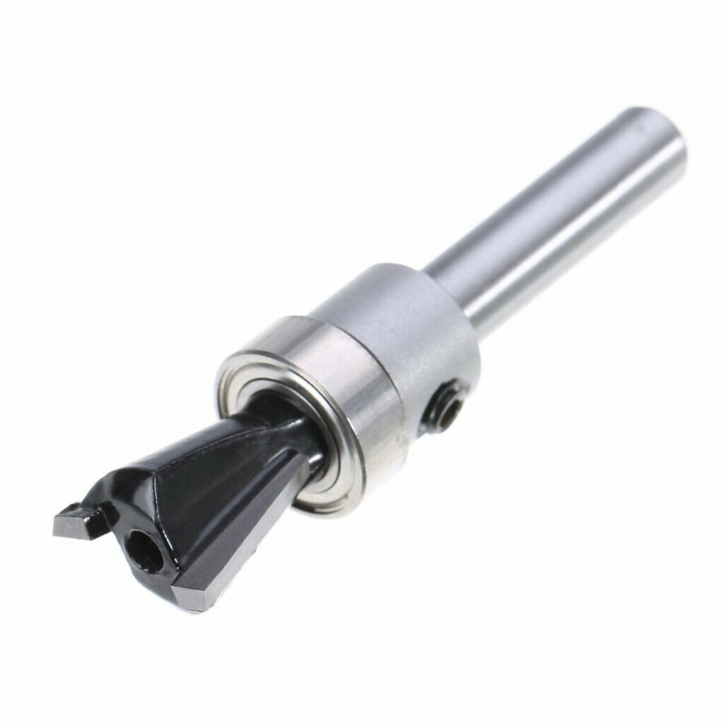 1/4" Shank Carbide Dovetail Joint Bearing Woodworking Cutter Router Bit Tool