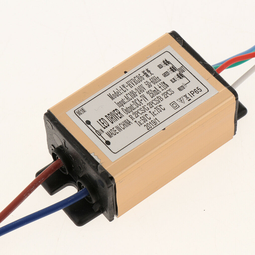 AC85-265V 6W 300MA RGB Walls LED Buried Light Drive Power Supply