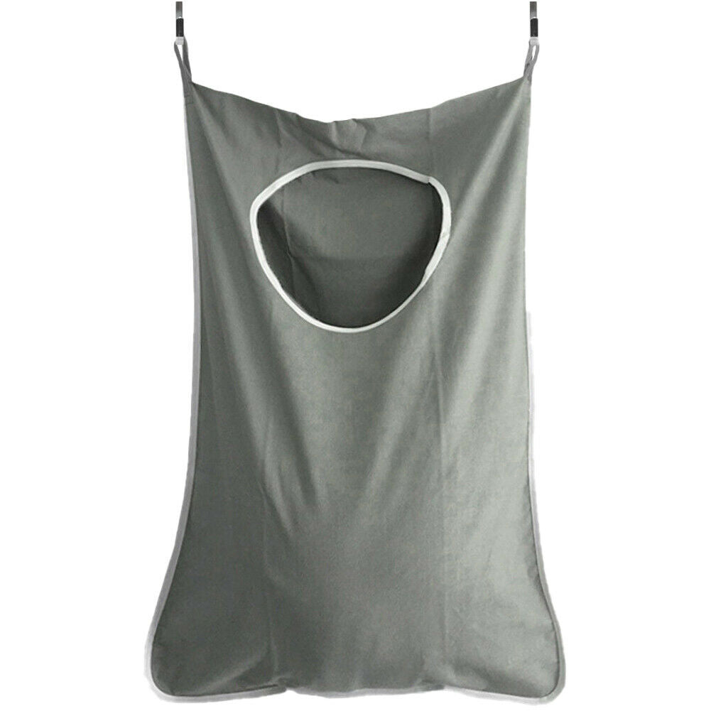 Hanging Laundry Bag Door Behind Washing Cloth Storage Basket Hamper Foldable HN