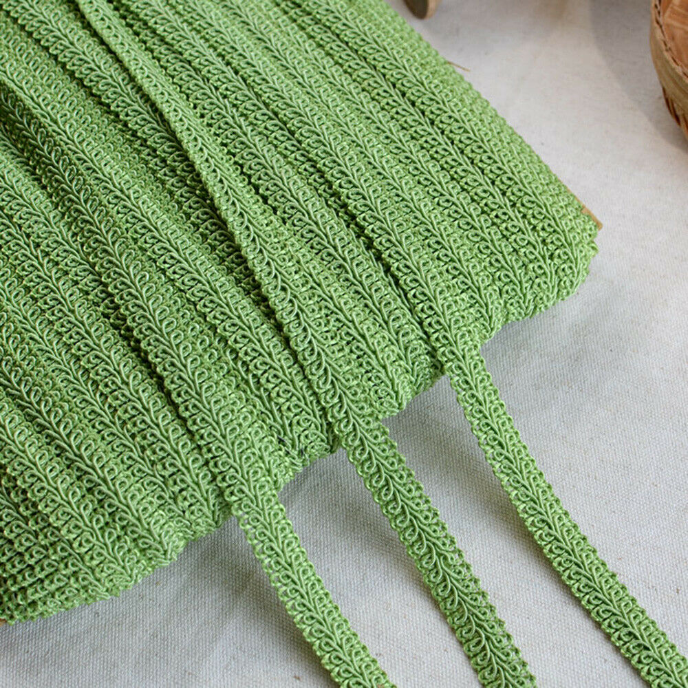 10M Polyester Lace Trim Centipede Braided Ribbon Clothes Sofa Sewing Accessories