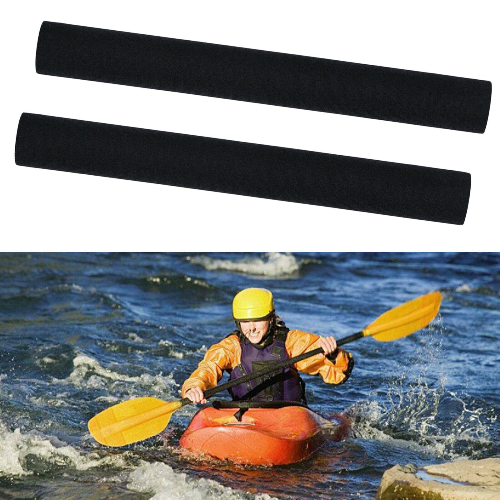 Kayak Grips 30cm Anti-skid Canoe Boat Paddling for Paddling Kayaking Black