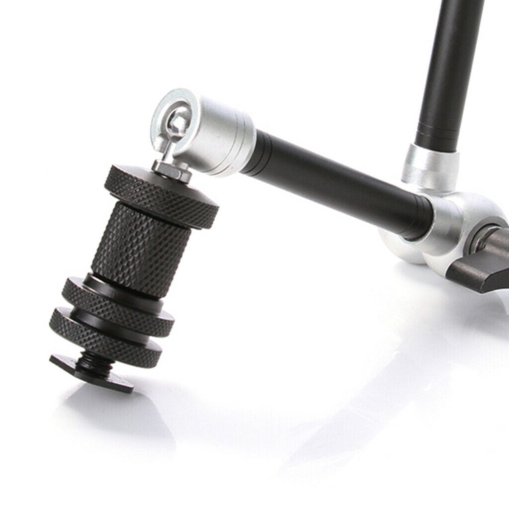 Adjustable 11in Articulating Magic Arm 1/4" Screw for LCD Monitor Removable