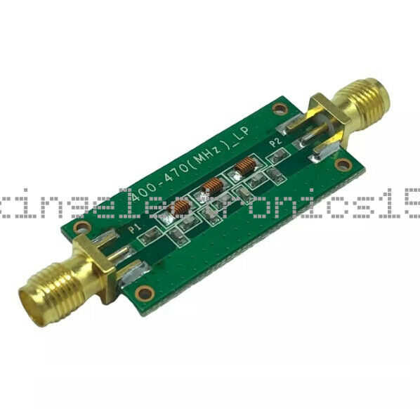 433MHZ 470M Low-Pass Filter LPF RF HF Radio Lowpass 7th-order Elliptic Function