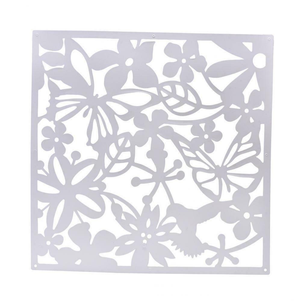 Butterfly Flower 4x Screen Hanging Curtain White Curtain