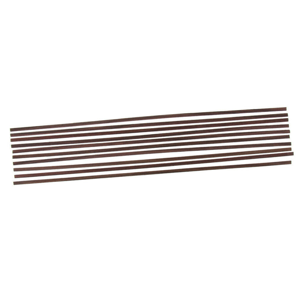 10x Luthier Binding Purfling Inlay Strip for Guitar Parts Accs -Rosewood