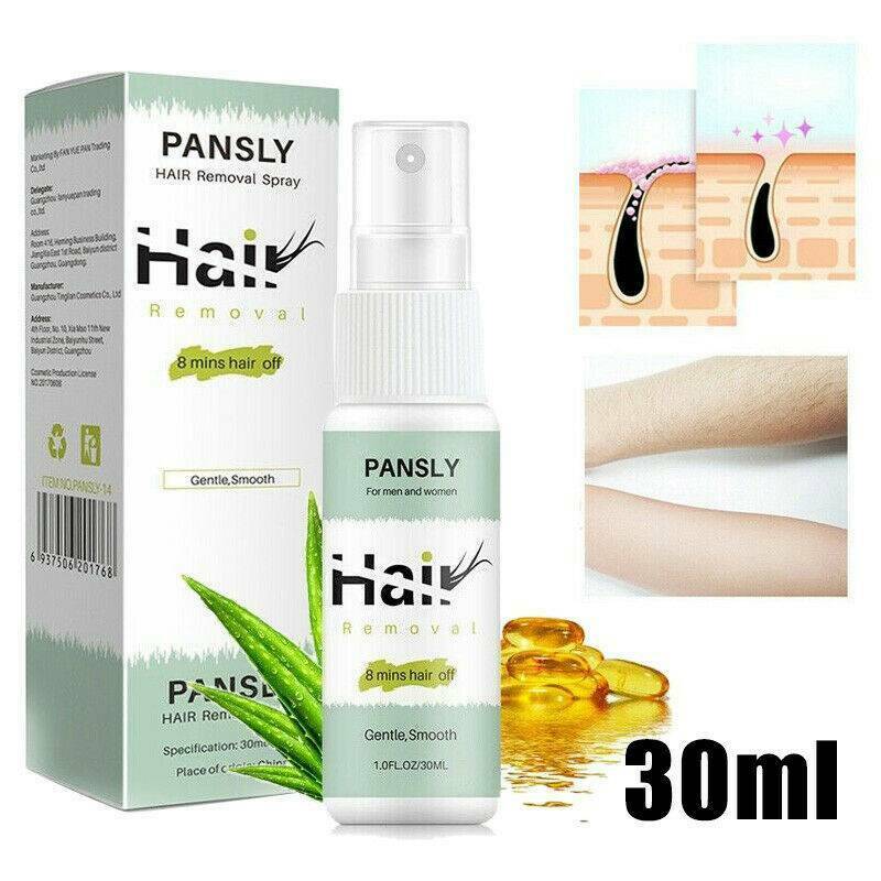 Spray&Wipe Hair Removal Spray Away Natural Painless Care Hair Remover 30ML