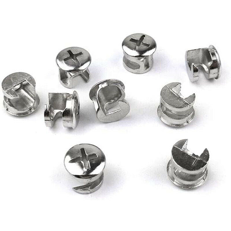 2X(75 Pcs Furniture Connecting Cam Lock Fittings, Furniture Connecting FastG5O7)