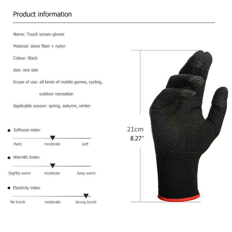 2pcs Hand Cover Game Controller for PUBG Sweat Gaming Finger Thumb Sleeve Glove