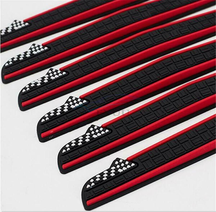 10PCS Universal Rubber Car Door Edge Guard Anti-scratch Wheel Eyebrow Protector
