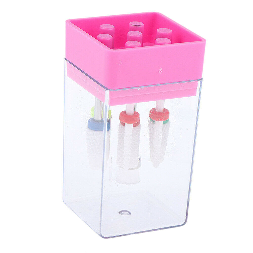 7Pcs Ceramic Nail Art Polishing Head Drill Bit DIY Manicure Buffing Bits Set