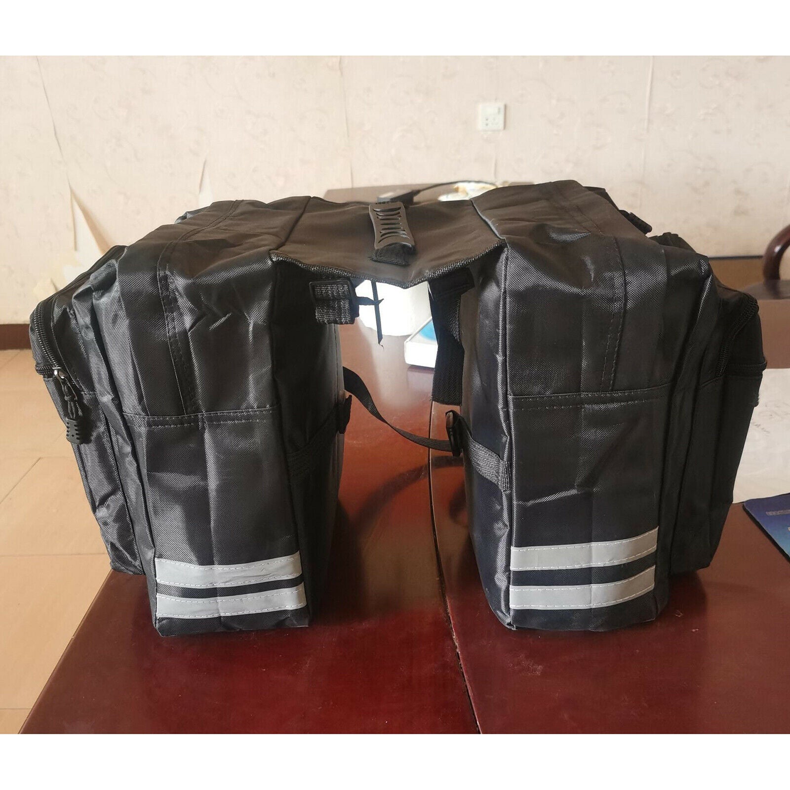 Bicycle bike bike double pannier back seat bag trunk bag