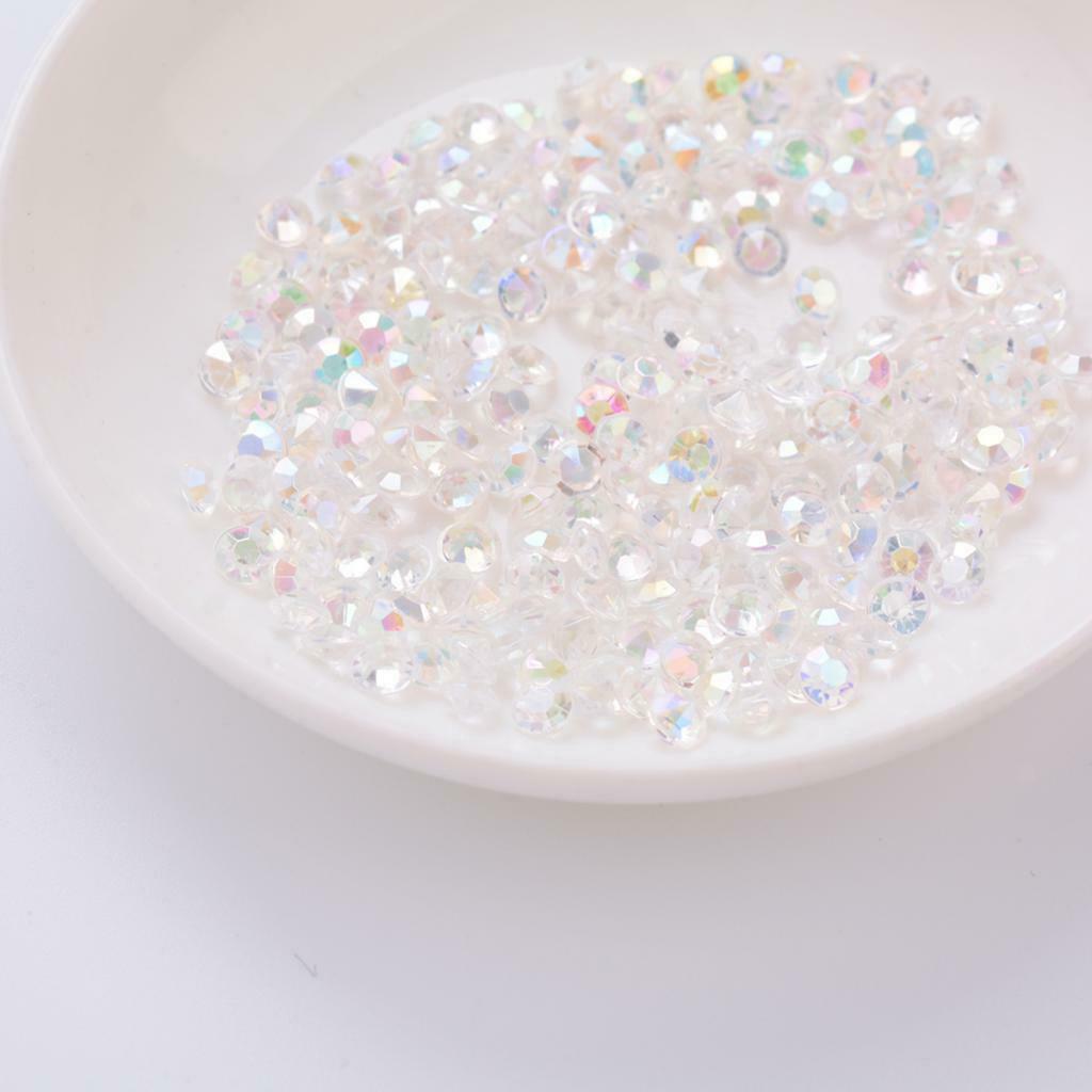 20000x Crystals Gems 3mm Vase Fillers Wedding Scatter Decor DIY Nail Crafts
