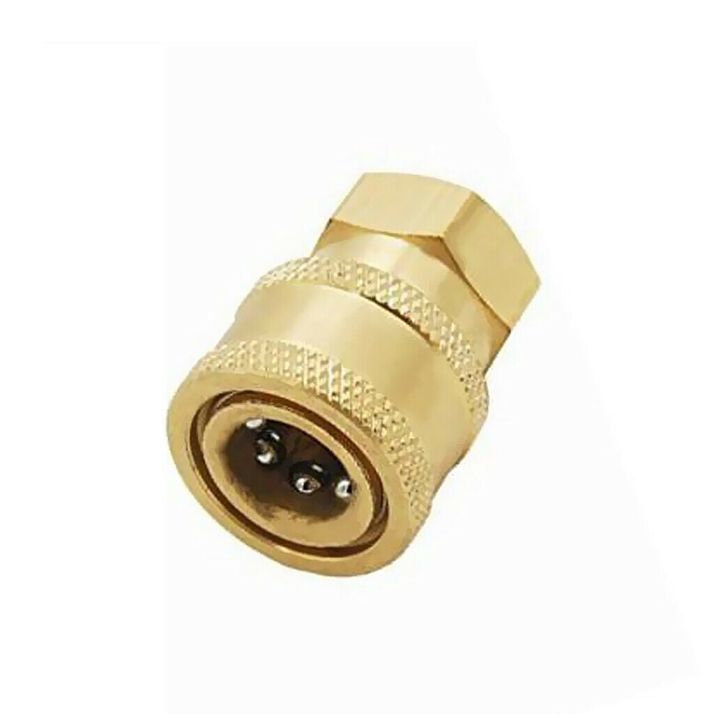 Pressure Washer Quick Release Socket 15mm to 3/8 Female Brass Connectors