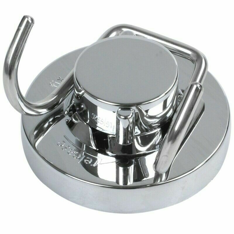 Stainless Steel Vacuum Button Wall Suction Cup Double Hook Towel Holder H.l8
