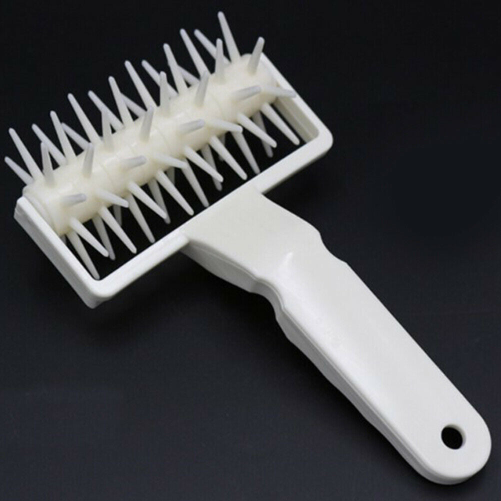 Pizza Pastry Roller Pin Baking Cookie Biscuit Dough Pie Holes Puncher To.l8