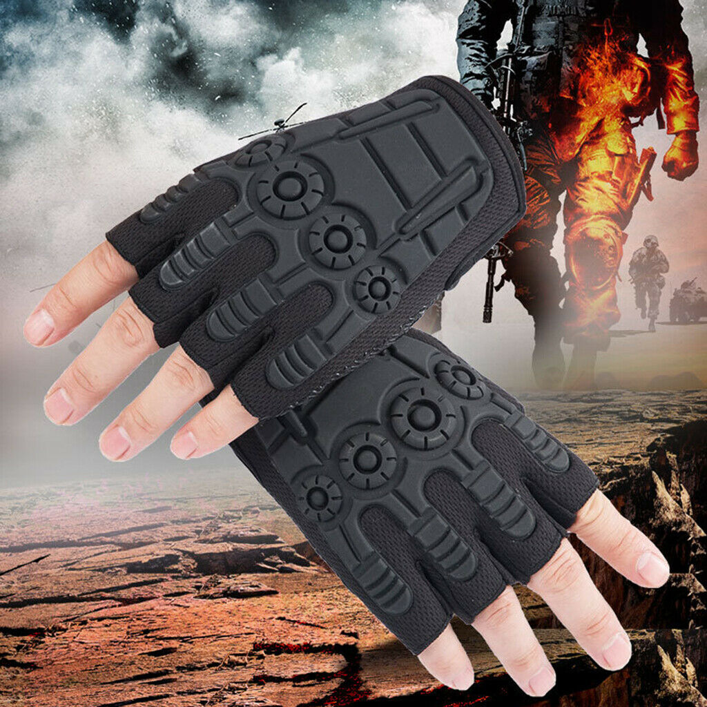 Cycling Gloves Fingerless Workout Fishing Fitness Climbing Sport Gym Glove