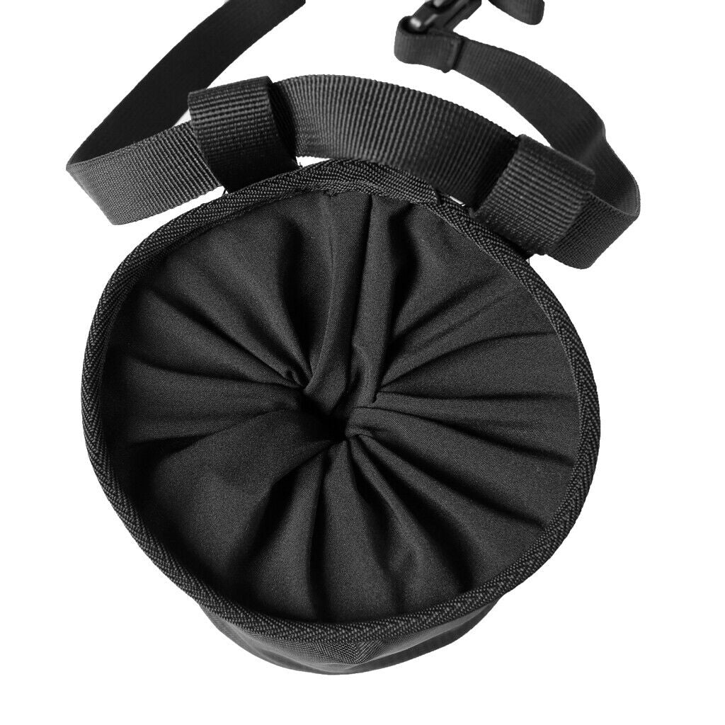 Climbing Chalk Bag with Belt + 1 Pair Non-slip Gloves for Climbing Gymnastics