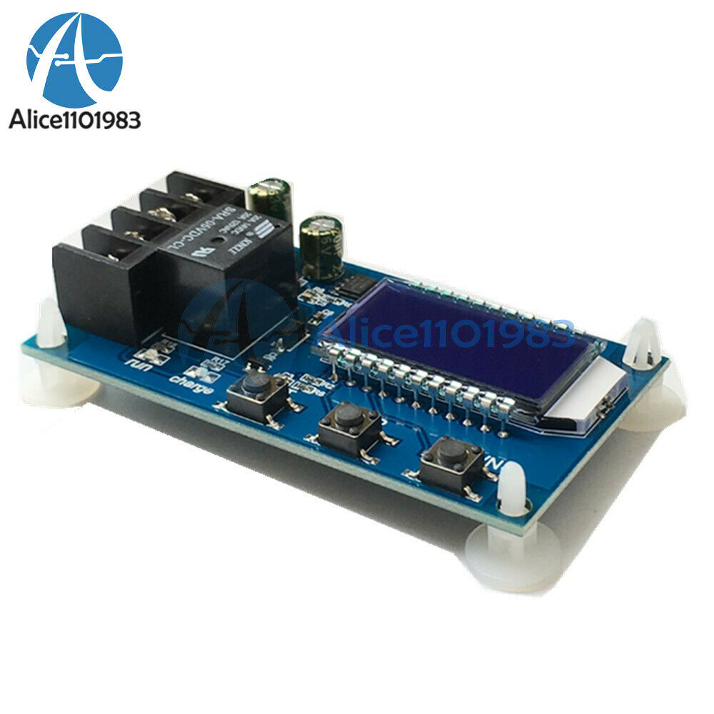 10A 6-60V Lithium Battery Charge NC Control LCD Display Module Protection Board
