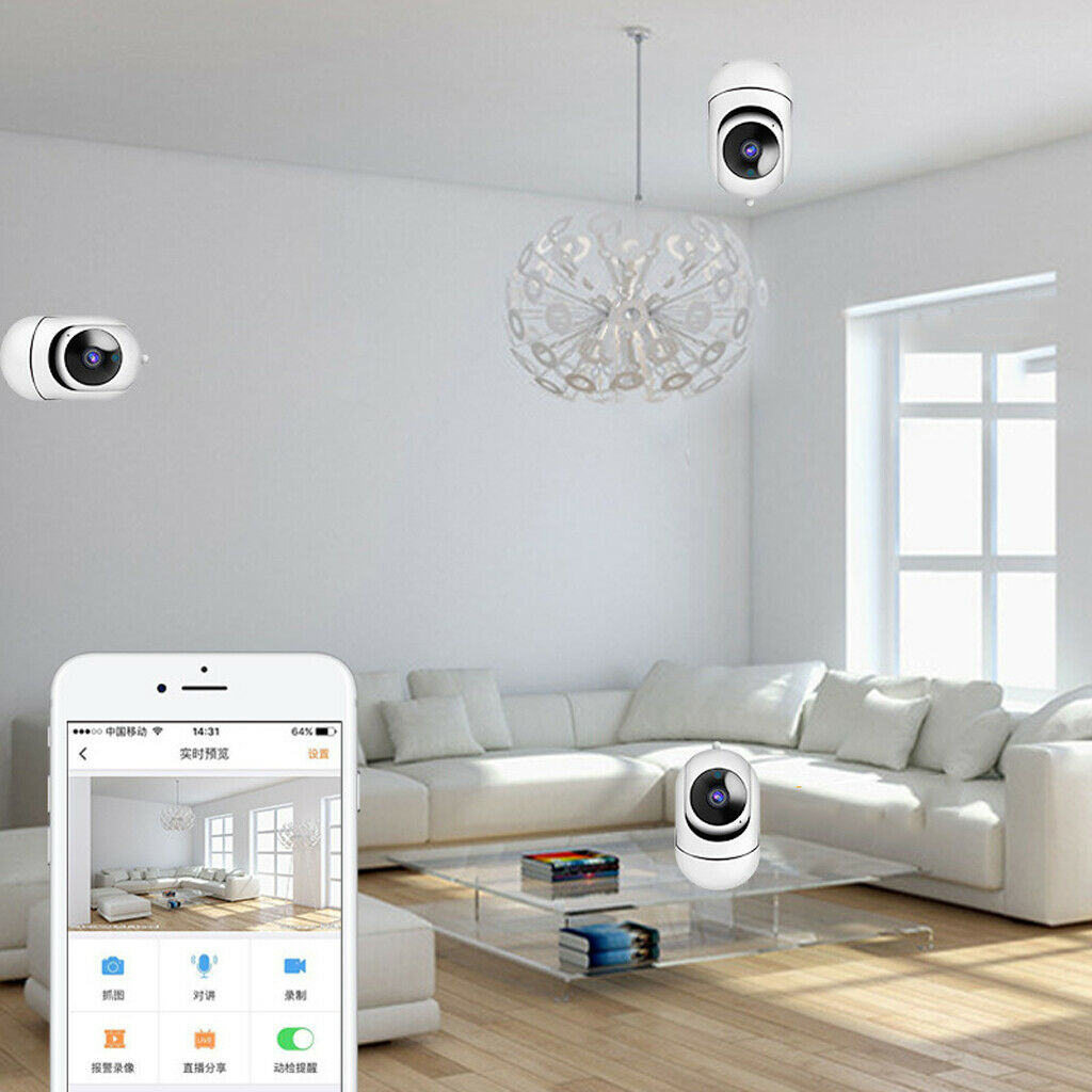 Full-HD 720P Video Security Wifi Camera w/ Night Vision Motion Detection 8G