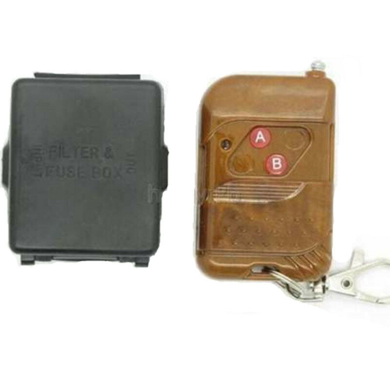 DC 12V 2CH Channel Wireless RF Remote Control Switch Transmitter+ Receiver Relay