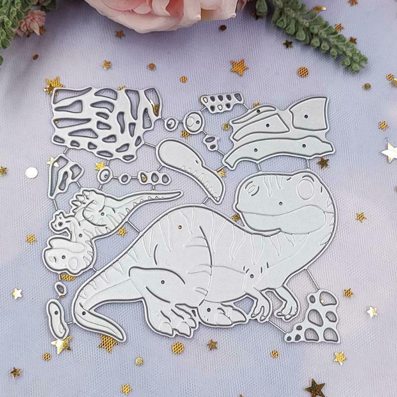 dinosaur Metal Cutting Dies Stencil DIY Scrapbooking Album Paper Card makingd