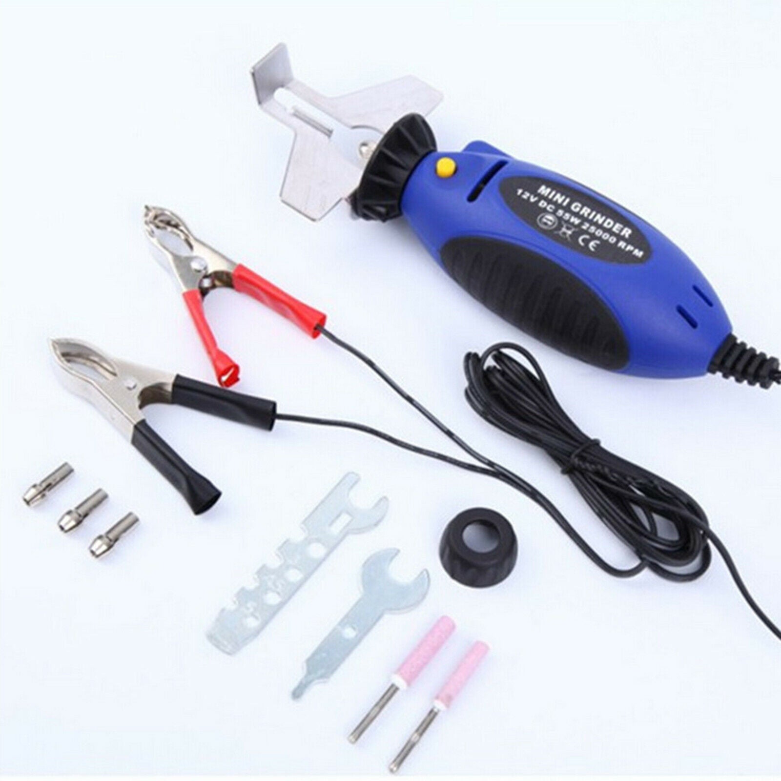 12V Mini Chainsaw Sharpener Electric Chain Grinding Machine Set Electric Blade