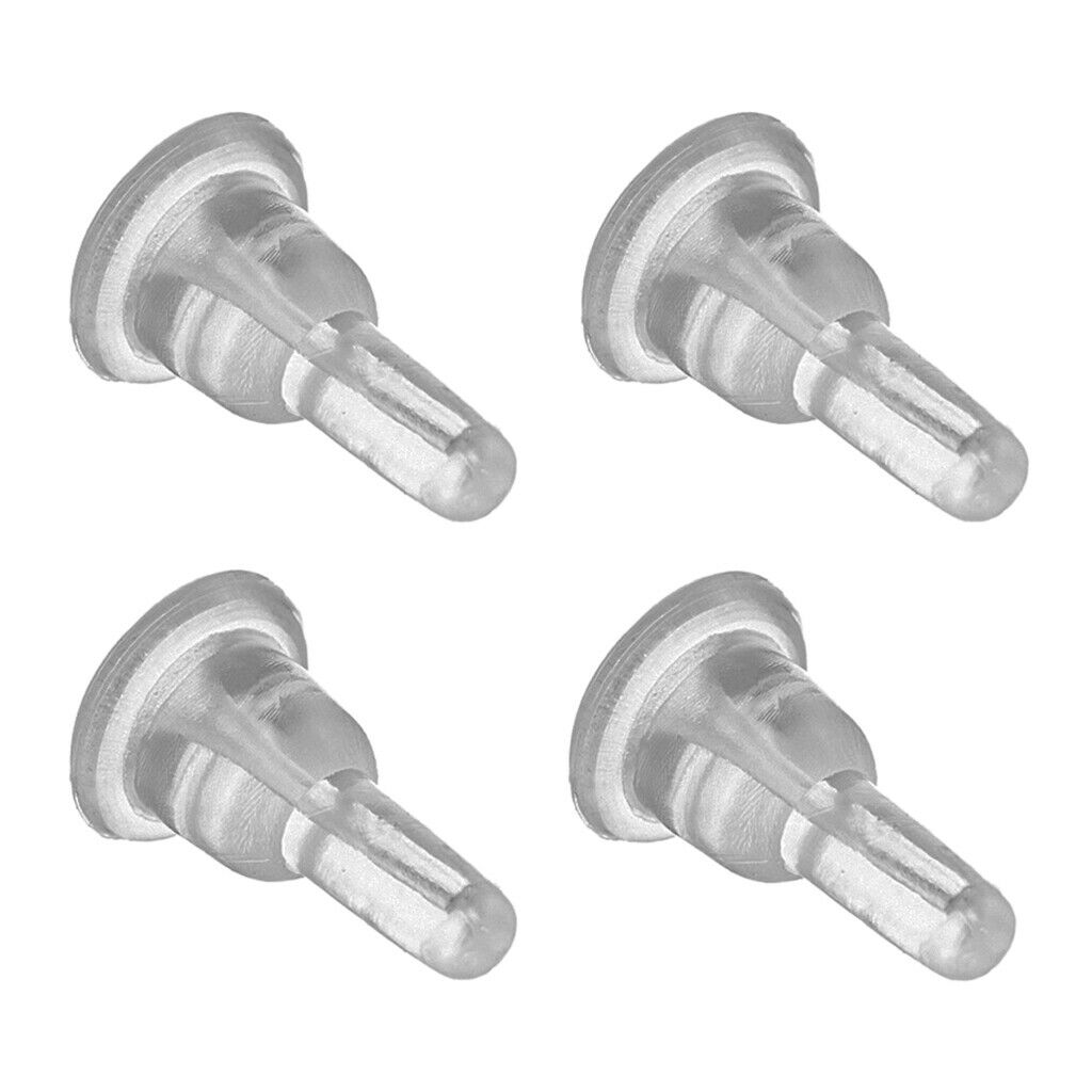 50x Silicone Earring Backs Soft Earring Clutch Stoppers Sleeves Replacement