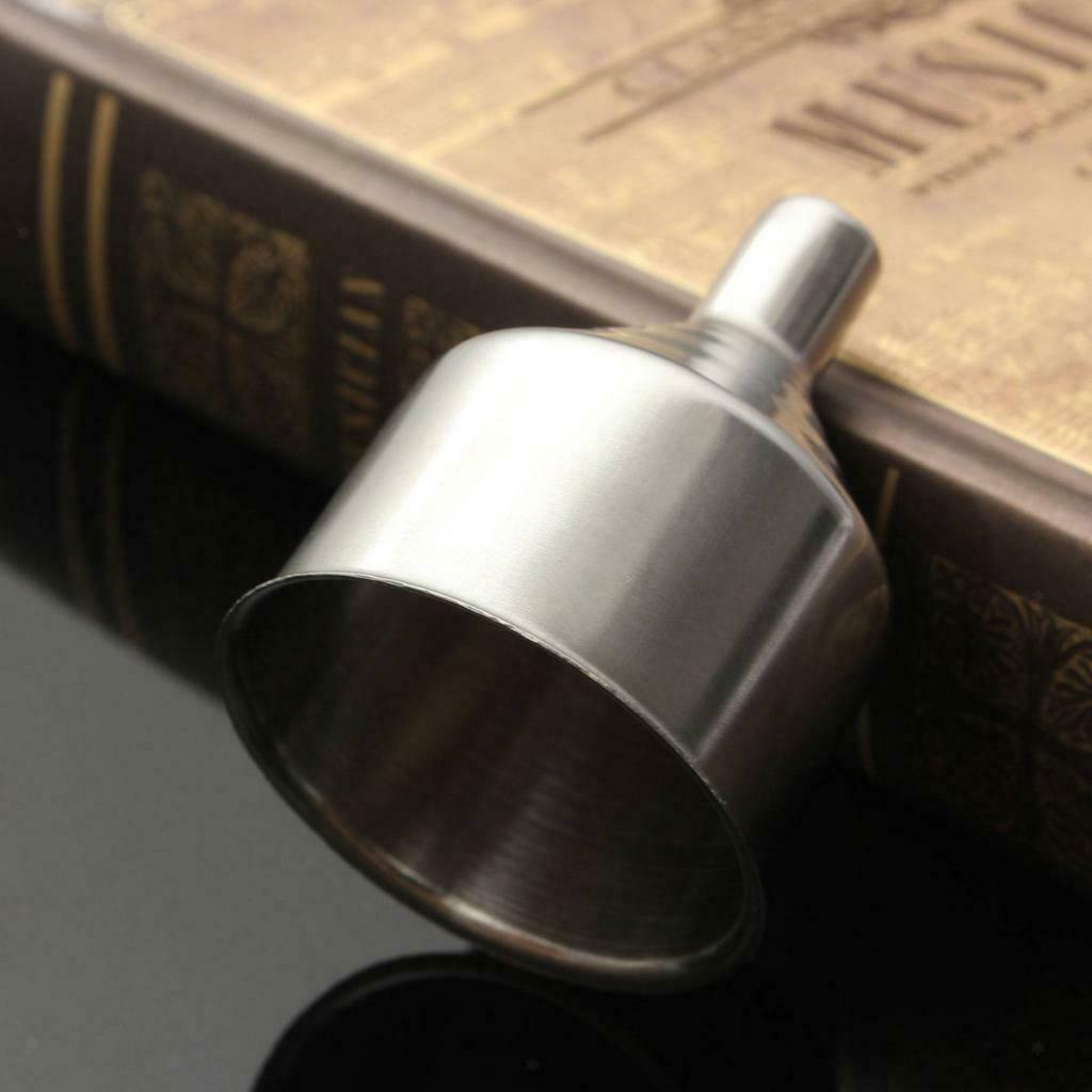 Small Metal Funnel Spice Wine Funnel for Oil Bottle Flasks Kitchen Funnel