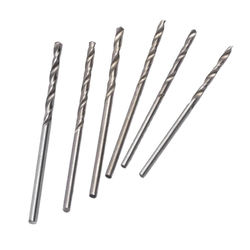 2-2.5mm HSS Twist Drill Bits Set of 6pc Straight Shank for General Purpose