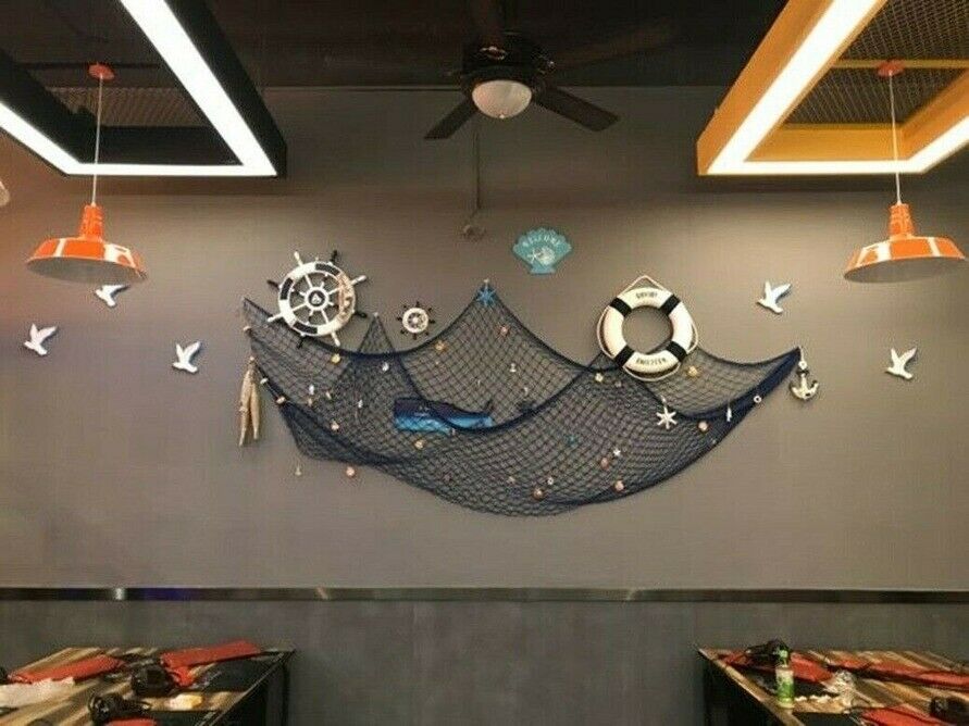 Decorative Fish Netting Fishing Net Decor Ocean Pirate Beach Theme Party Decor s