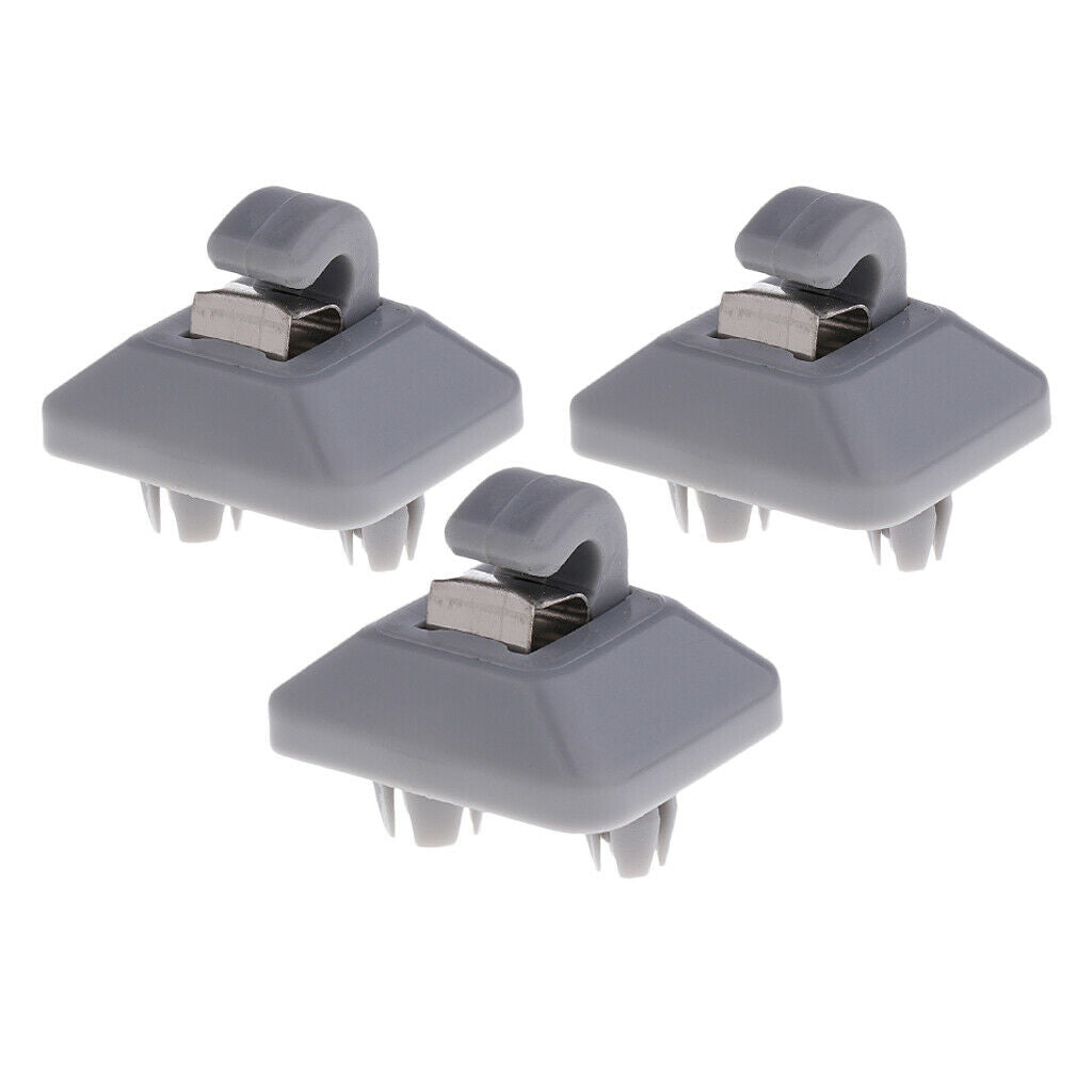 3pcs Sun Visor Clip Hook Retaining Clip For Audi A4L Q5 A5 Q3 12-17 A6L