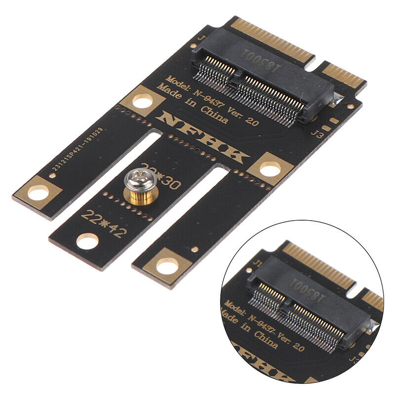 M.2 NGFF To Mini PCI-E (PCIe+USB) Adapter for M.2 Wifi Bluetooth Wireless.l8