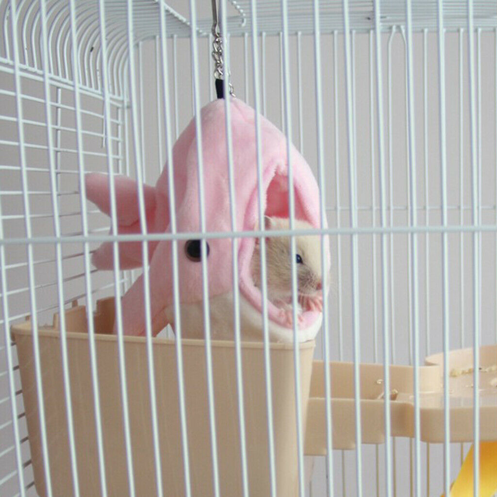 Pet Hamster Hanging Bed House Hammock Cute Rat Mouse Cage Nest Yellow