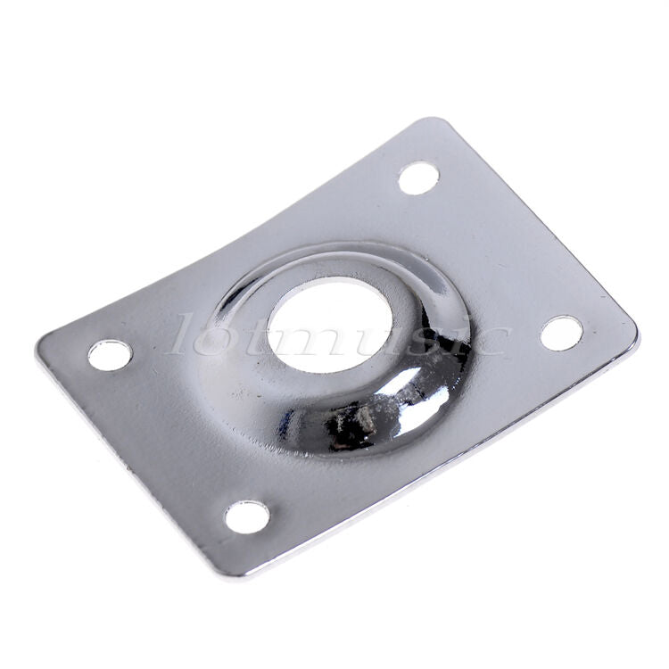 1pcs Chrome Blank Jack Plate For SG Guitar With High Quality